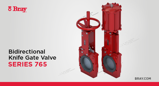 Knife Gate Valve: Series 765 Bidirectional Slurry Valve | Bray