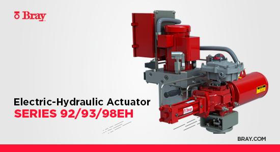 Series 92/93/98 EH Bray Electro-Hydraulic Actuator | Bray